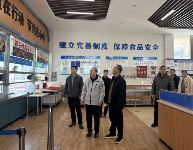 纪委书记刘景利带队检查办公楼、图书馆、国际交流中心、餐厅